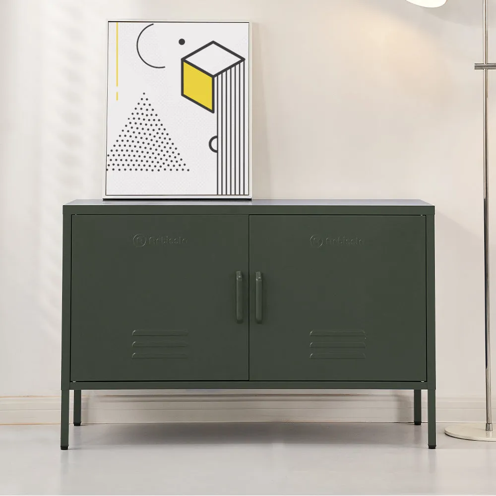 ArtissIn Buffet Sideboard Metal Cabinet - BASE Green