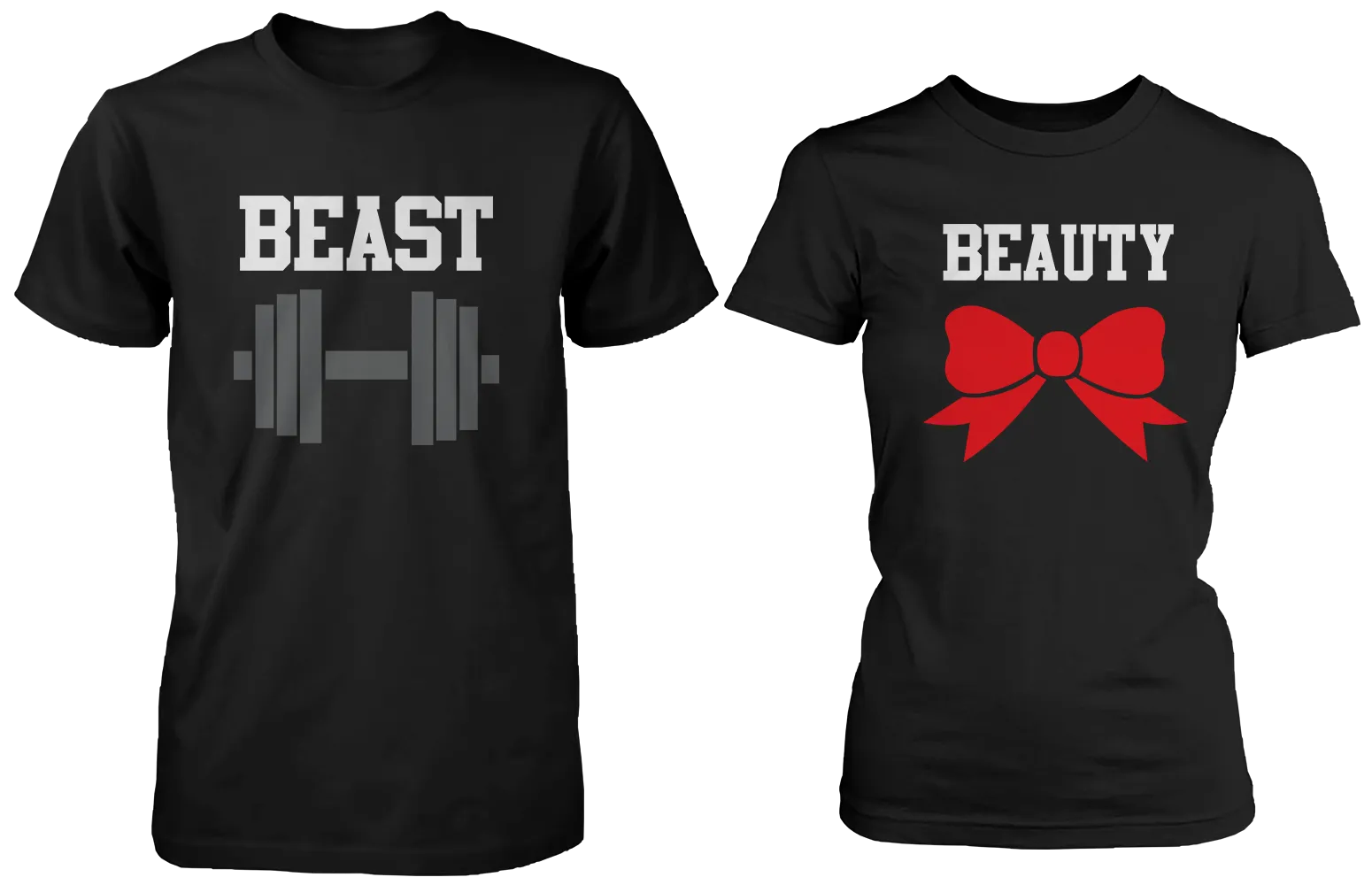 Beauty & Beast Matching Couple Shirts (Set)