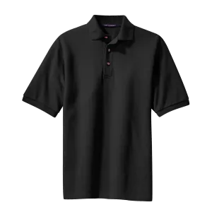 C1309MT Mens Tall Heavyweight Cotton Pique Polo