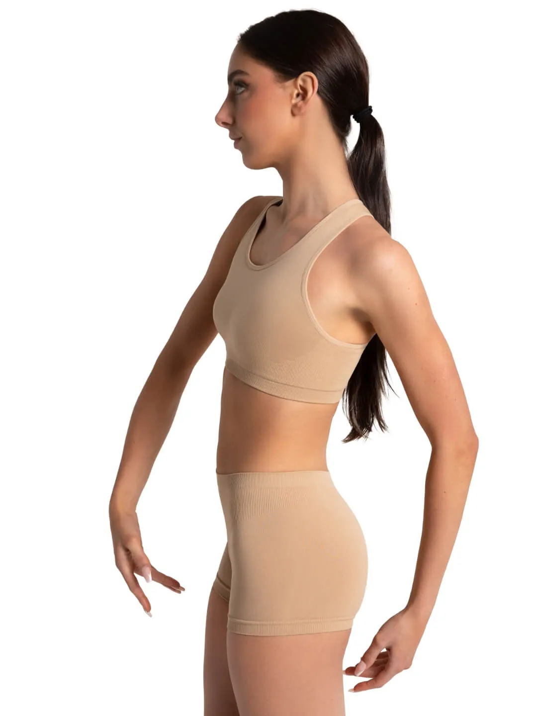 Capezio Womens Racer Back Crop 3760W