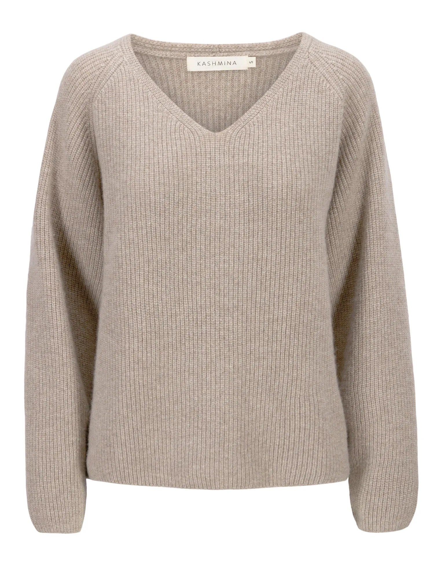 Cashmere sweater "Maya" - toast