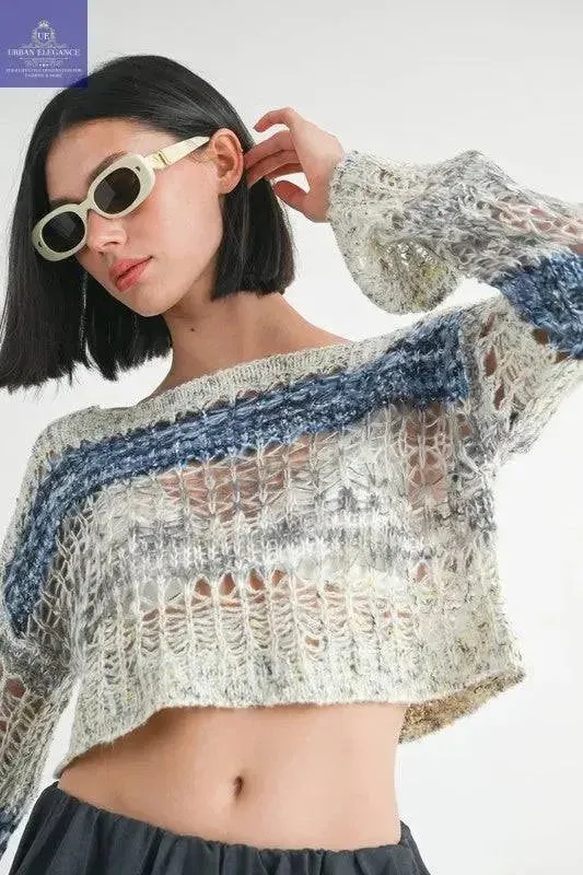 Chunky Knit Cropped Sweater