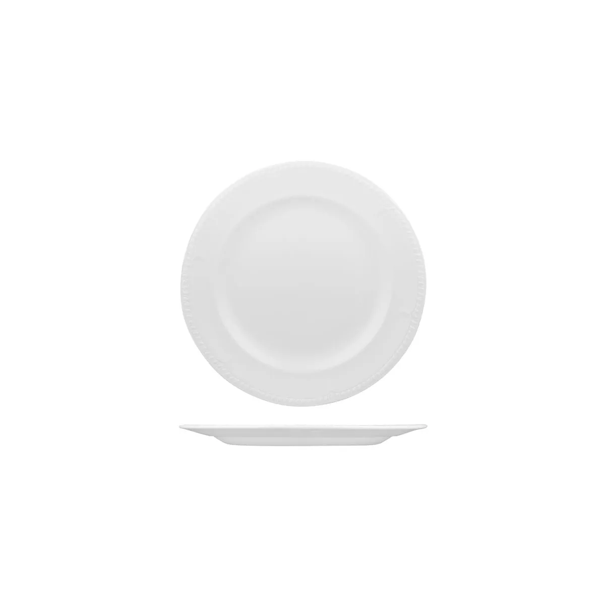 Churchill BUCKINGHAM ROUND WIDE RIM PASTA PLATE-230mm Ø | 330ml WHITE (x24)