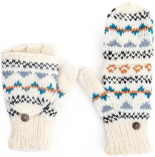 Convertible Fingerless Gloves for Winter