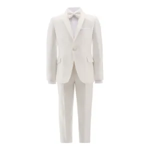 Cream 5 pc Shawl Lapel Suit