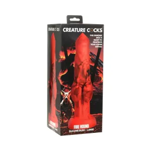 Creature Cocks Fire Hound Silicone Dildo Large