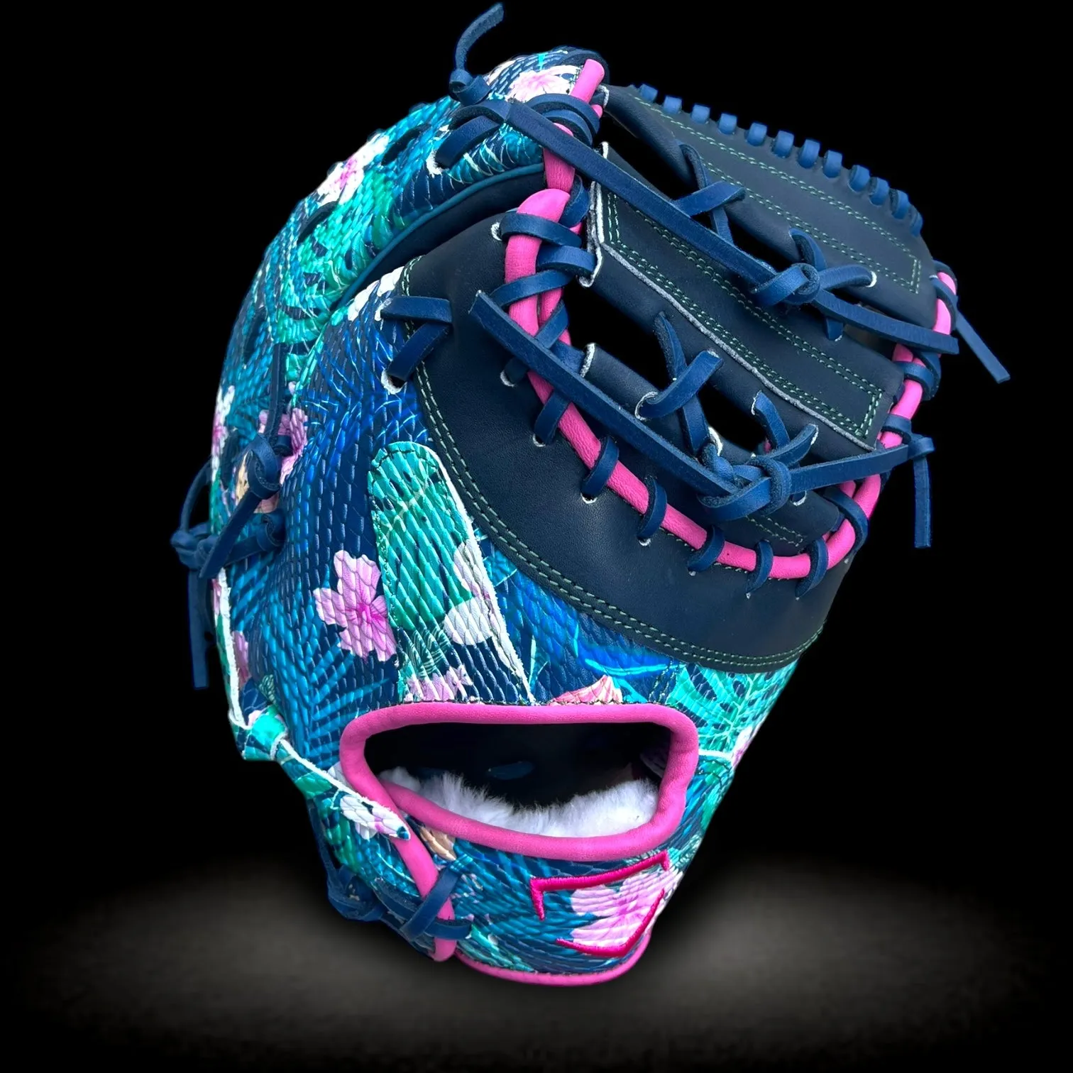 Custom Ballgloves Floral Series Exclusive 12.75” First Base Mitt