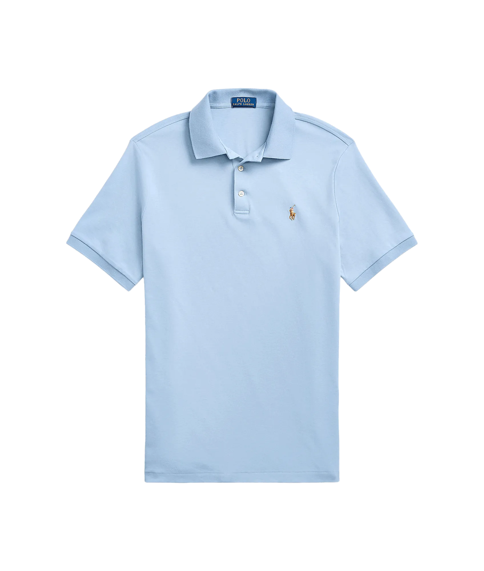 Custom Slim Fit Soft Cotton Polo Shirt - Blue