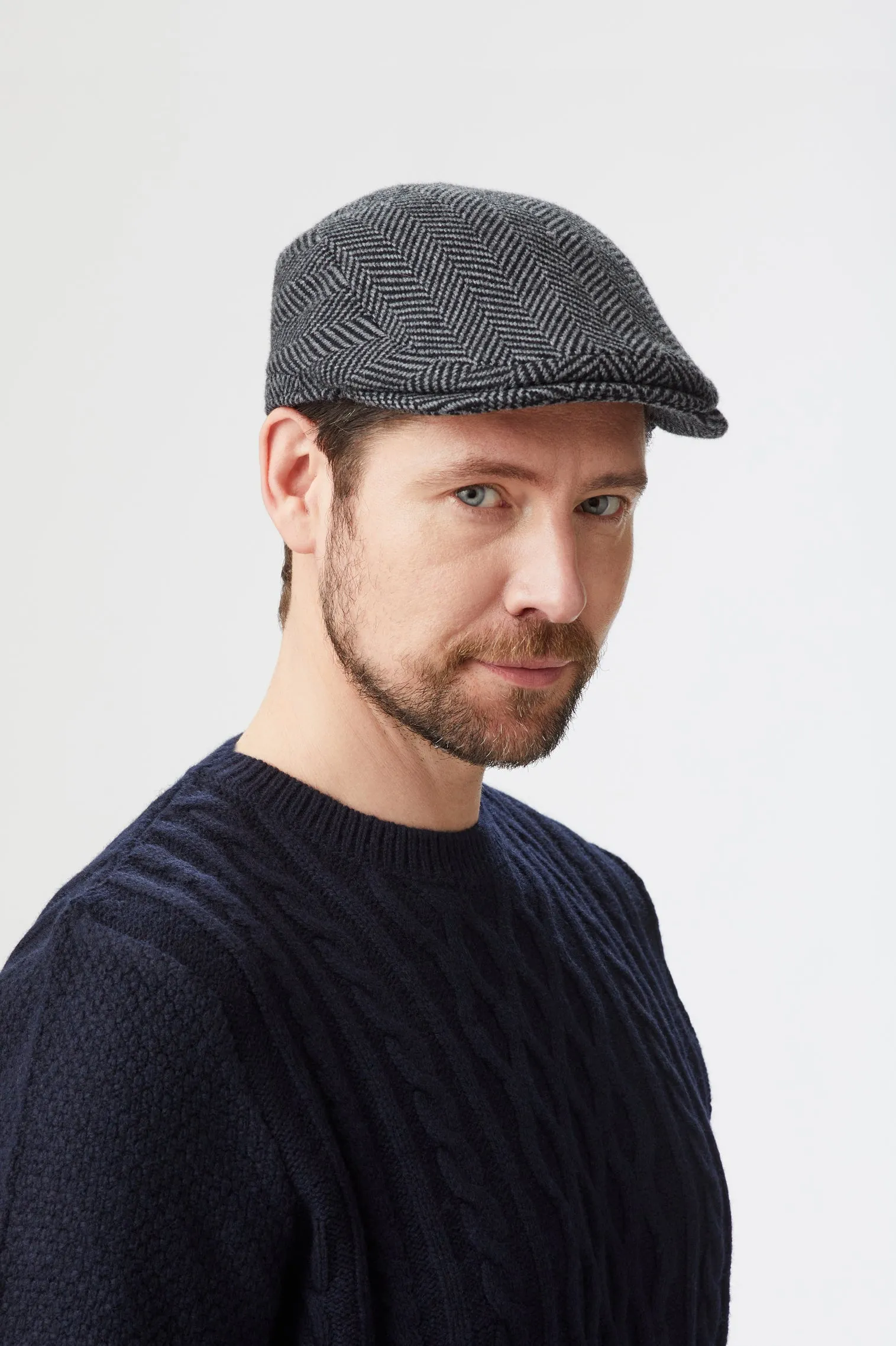 Escorial Wool Grosvenor Flat Cap