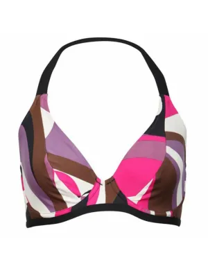 Fantasie Athens Underwire Halter Triangle Top, Pink Flambe