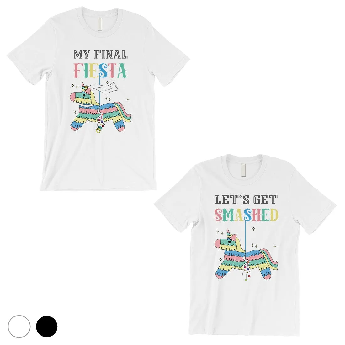 Final Fiesta Smashed Pinata Matching Couple Gift Shirts Adorable