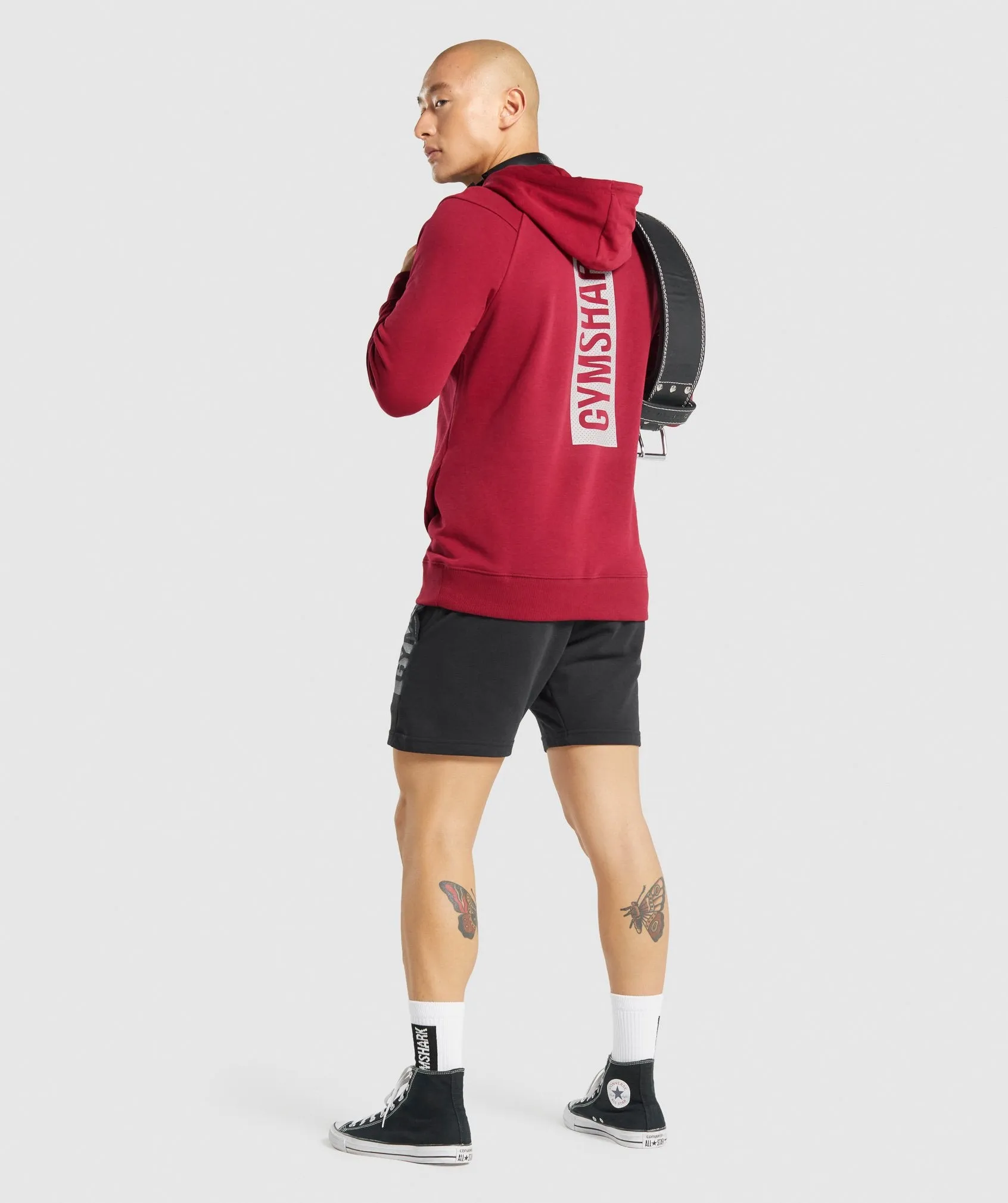 Gymshark Bold Hoodie - Burgundy