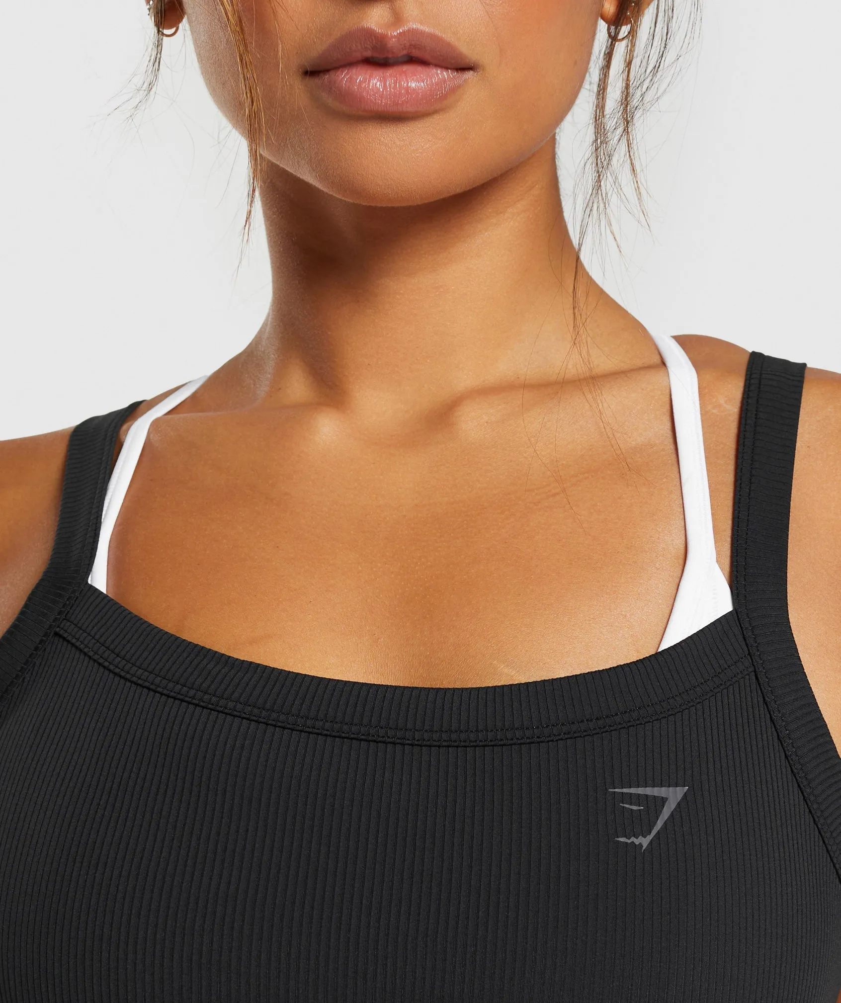 Gymshark Elevate Ruched Tank - Black