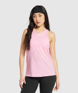 Gymshark Training Cotton Tank - Dolly Pink