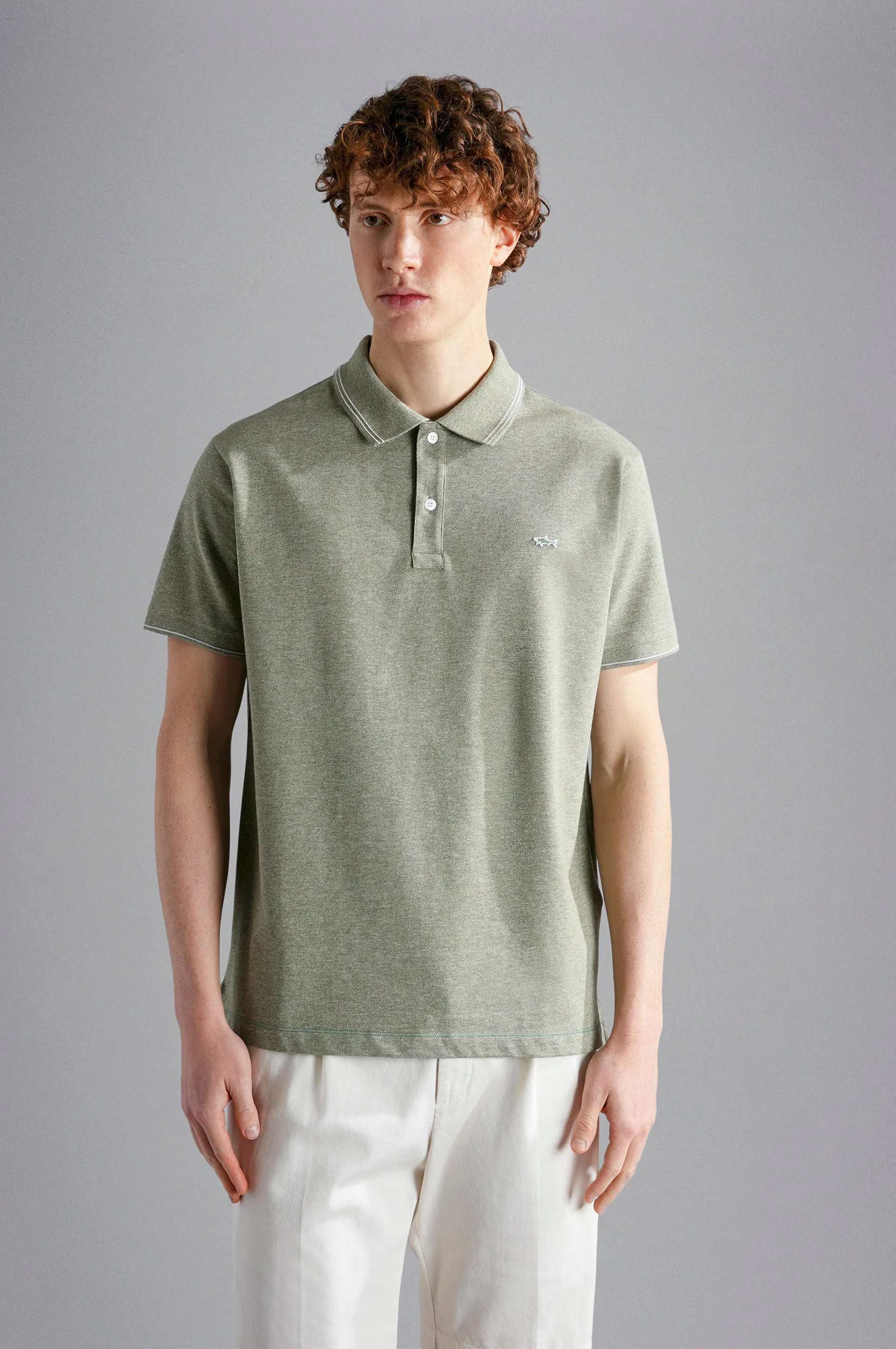 ID24281-Paul and Shark Soft Green Polo Shirt