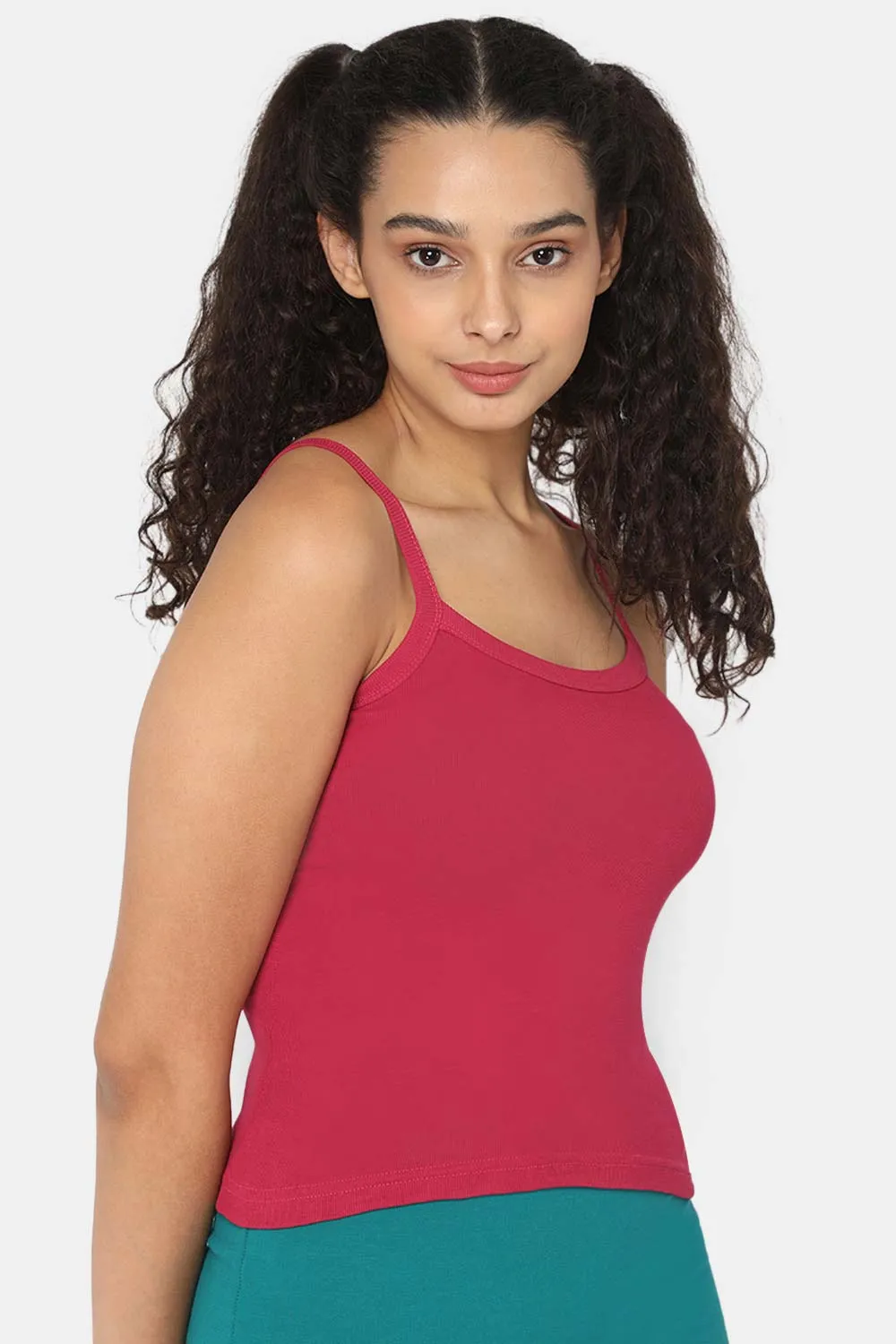 Intimacy Full Coverage 100% Cotton Slip Camisole – IN01 | Non-Padded & Seamless Comfort for Everyday Wear