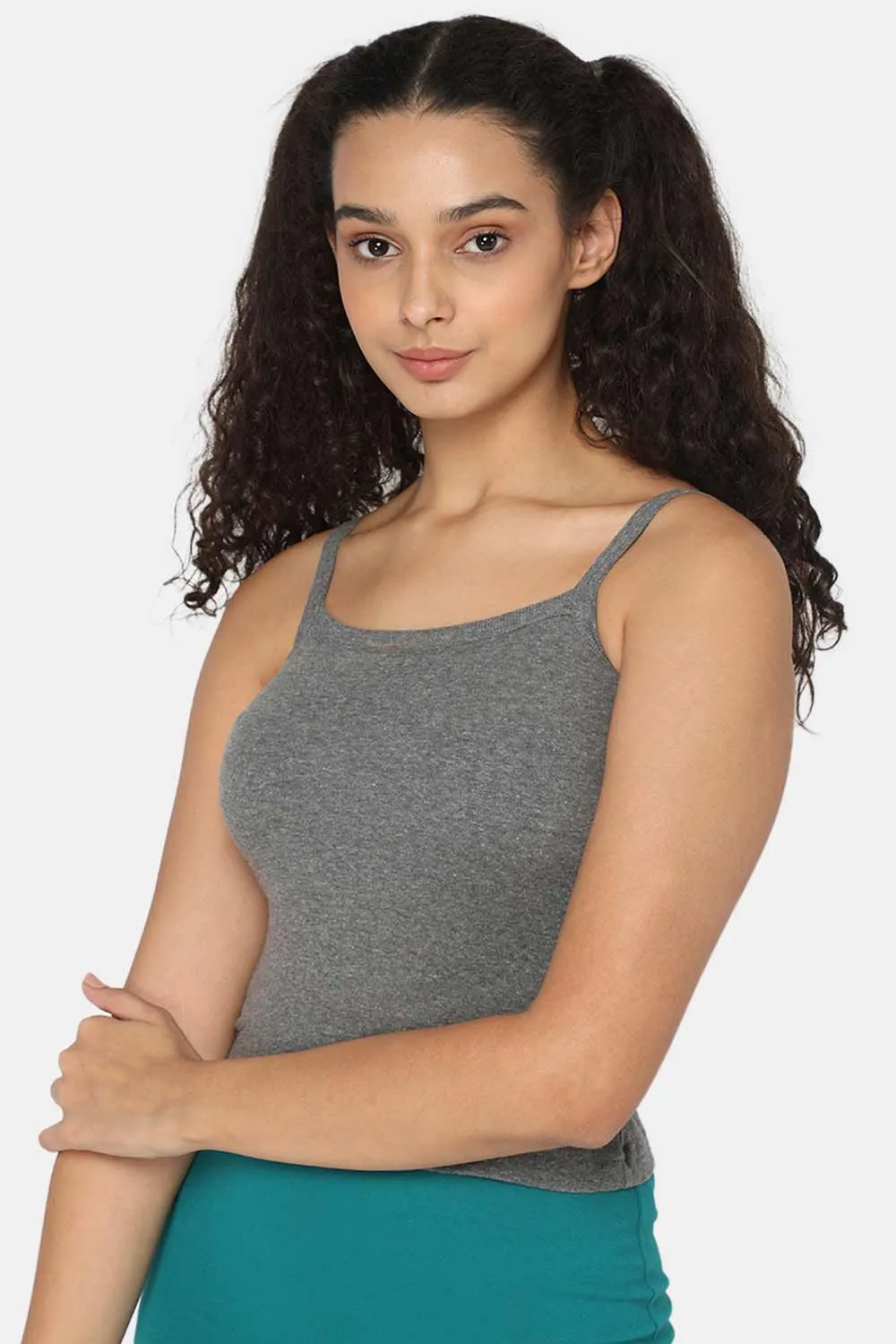 Intimacy Full Coverage 100% Cotton Slip Camisole – IN01 | Non-Padded & Seamless Comfort for Everyday Wear