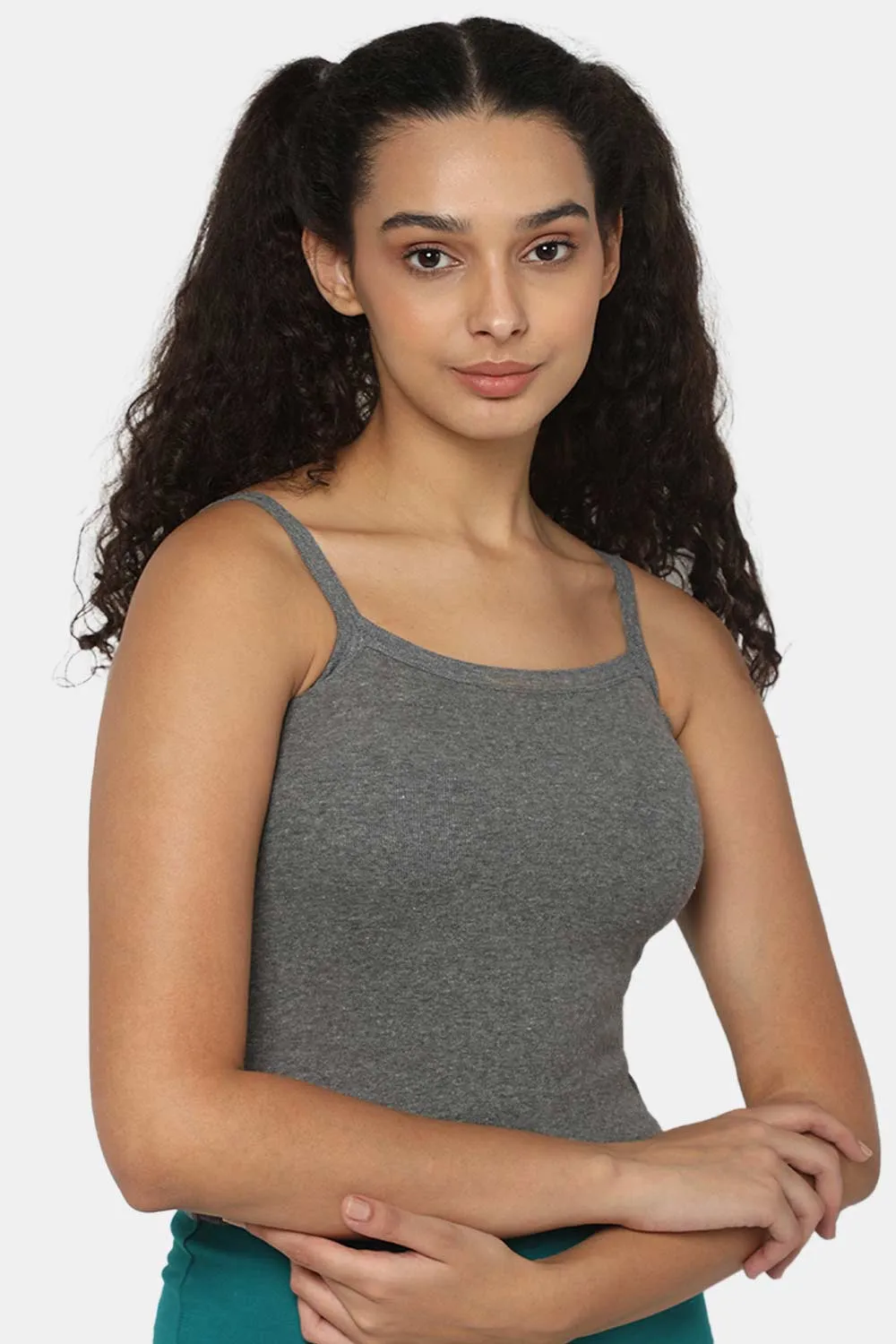 Intimacy Full Coverage 100% Cotton Slip Camisole – IN01 | Non-Padded & Seamless Comfort for Everyday Wear