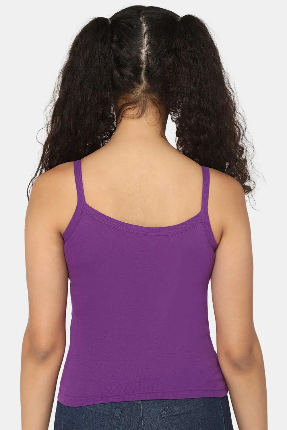 Intimacy Full Coverage 100% Cotton Slip Camisole – IN01 | Non-Padded & Seamless Comfort for Everyday Wear