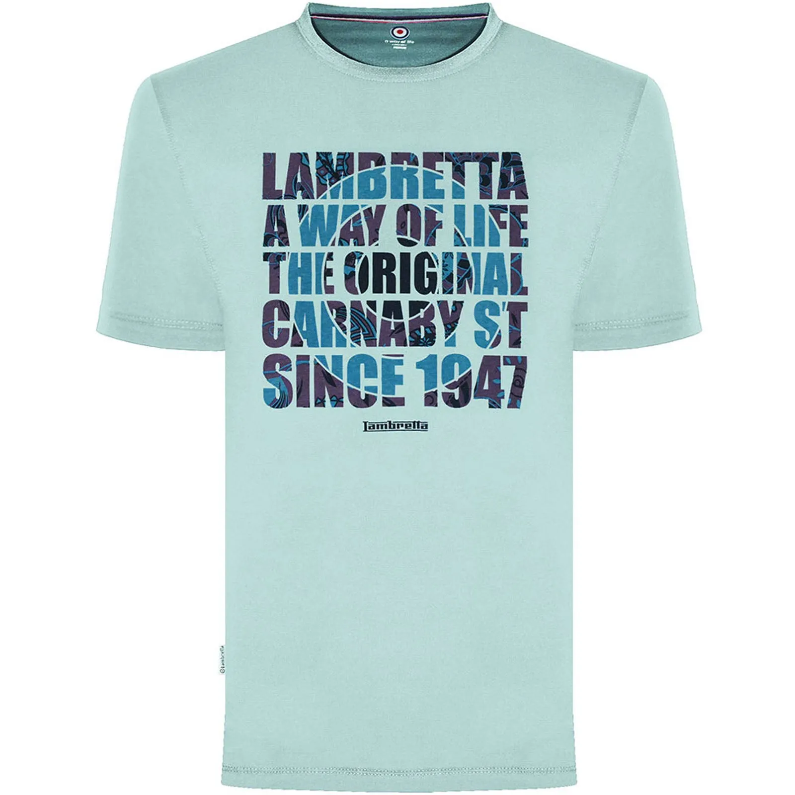 Lambretta Mens Original Carnaby Crew Neck T-Shirt