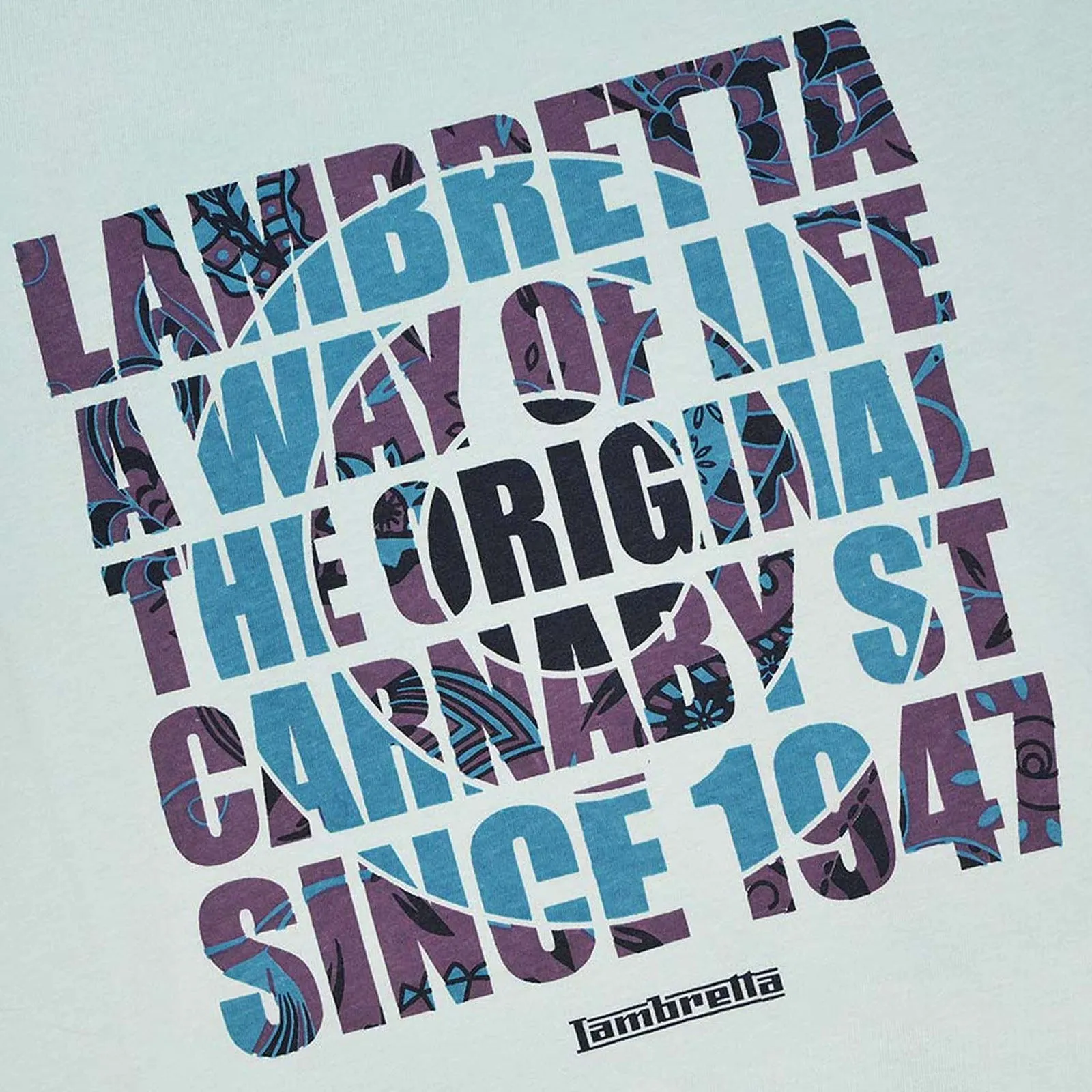 Lambretta Mens Original Carnaby Crew Neck T-Shirt