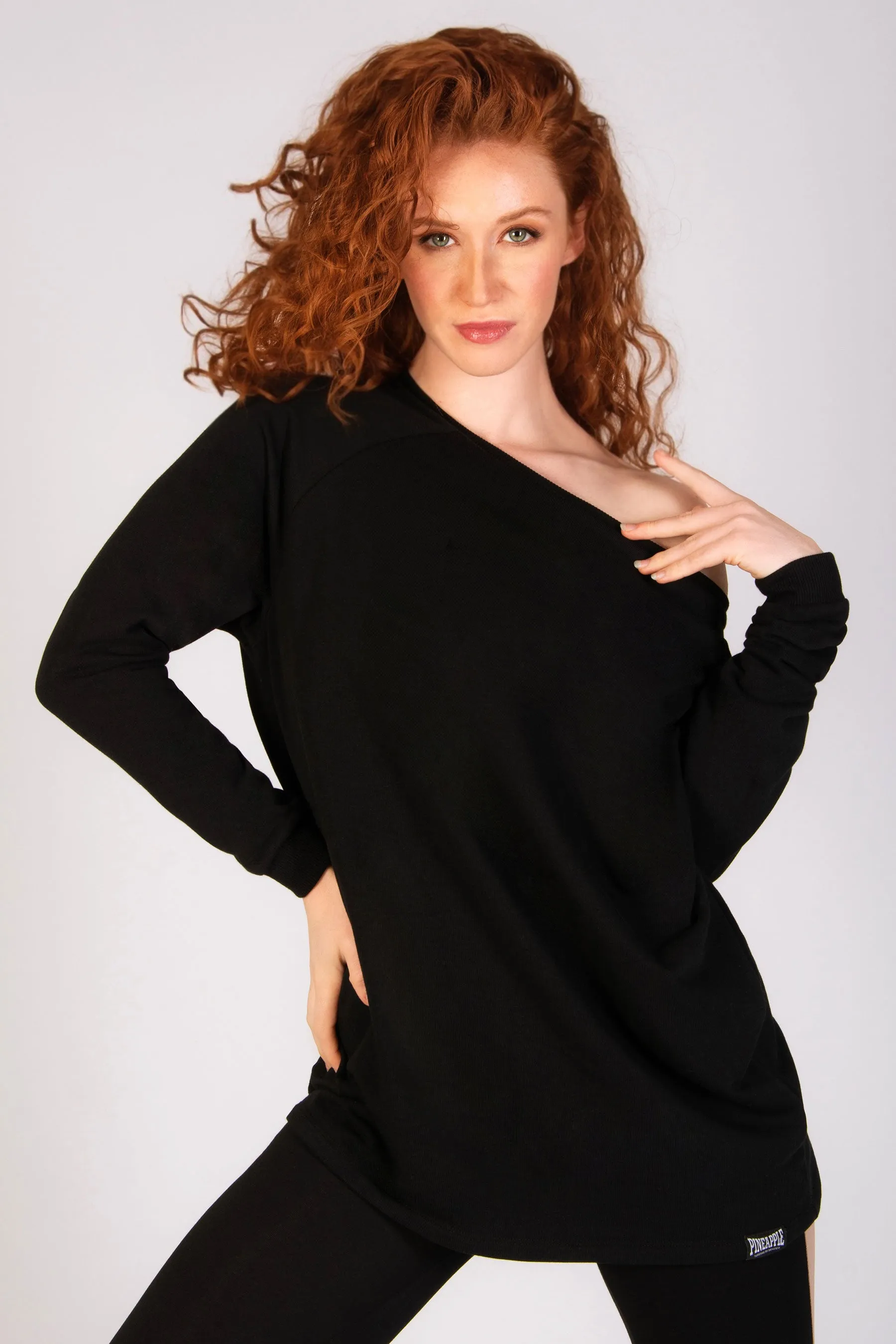 Longline Off Shoulder Sweater