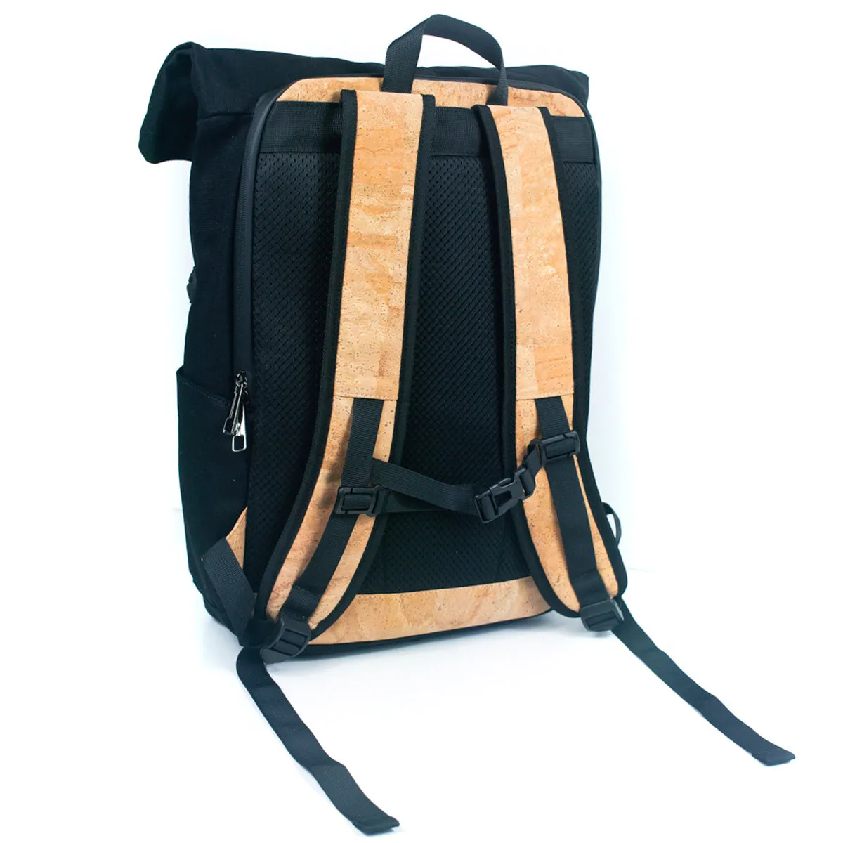 Men's Cork and Canvas Fusion Laptop Commuter Backpack BAG-2286