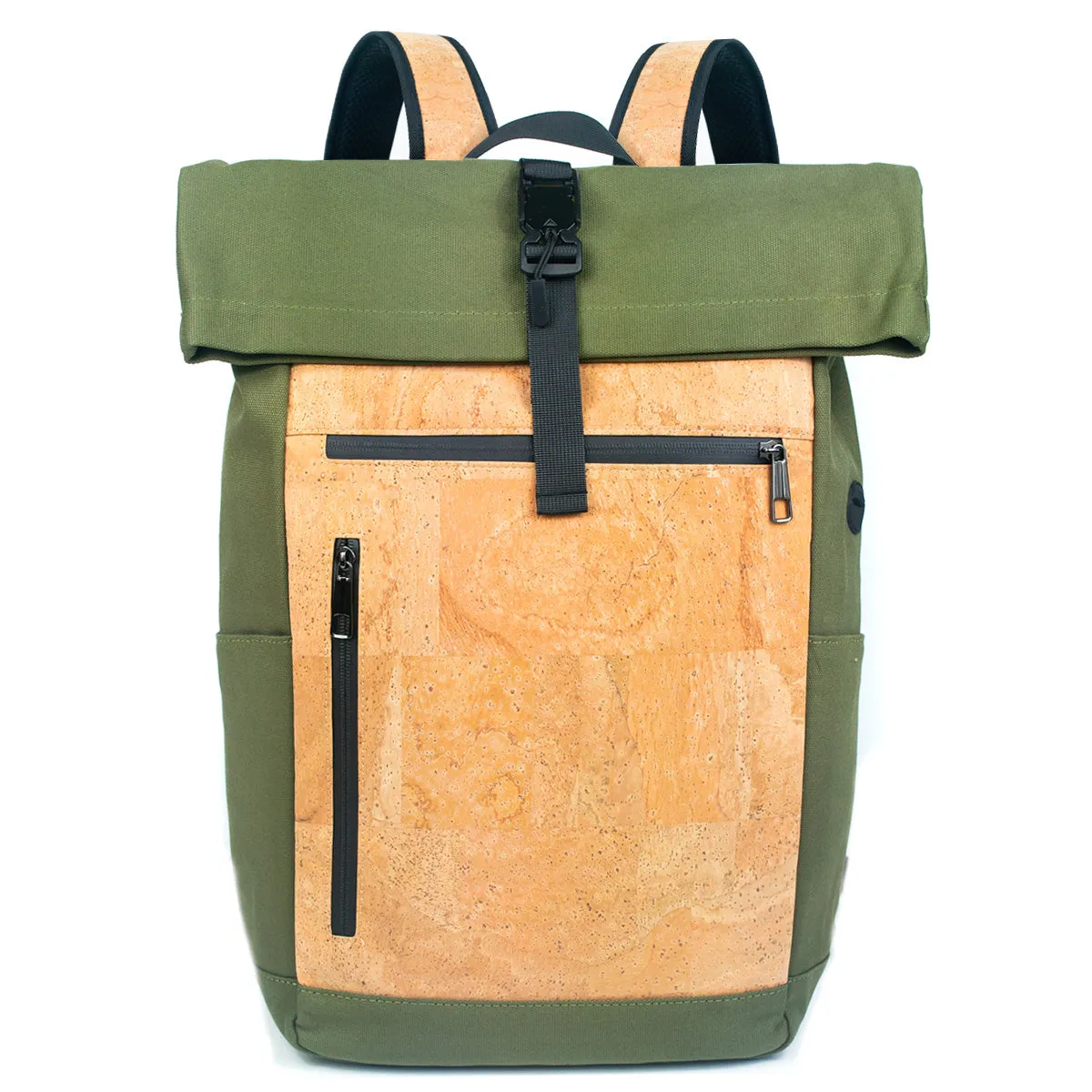 Men's Cork and Canvas Fusion Laptop Commuter Backpack BAG-2286