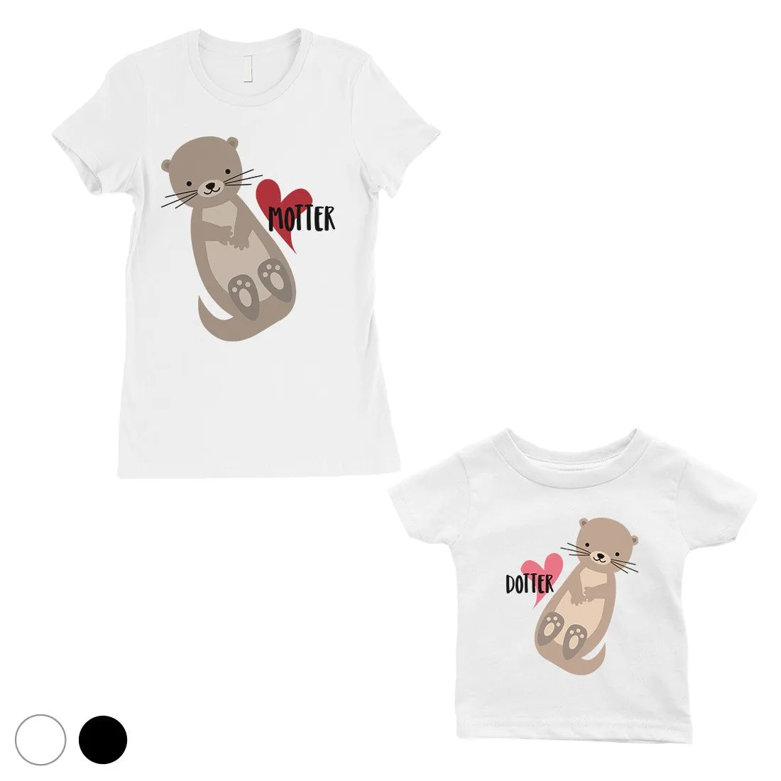 Motter Dotter Mom and Baby Matching Gift T-Shirts