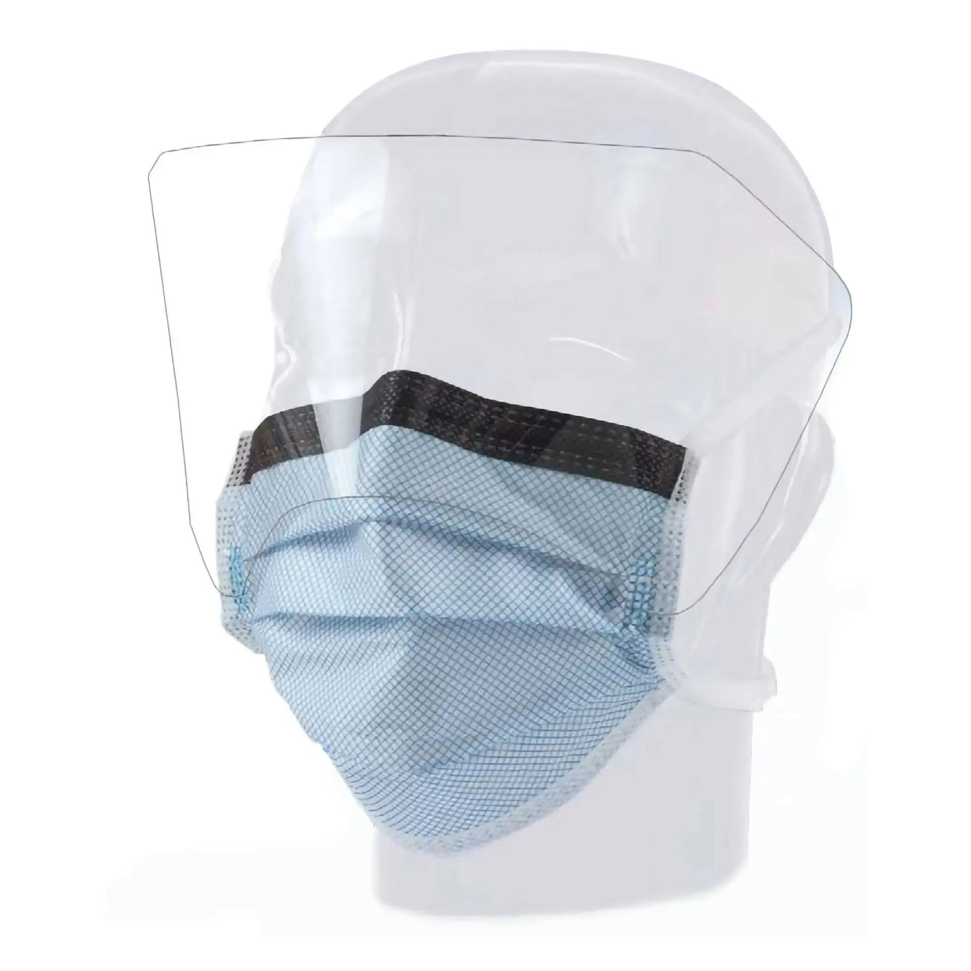 Precept® Fluidgard® Level 3 Surgical Mask with Anti-Fog/Glare Eye Shield