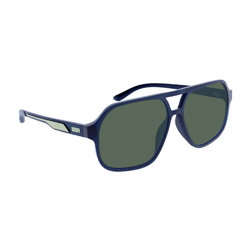 PUMA PU0368S Blue/Blue/Green Sunglasses