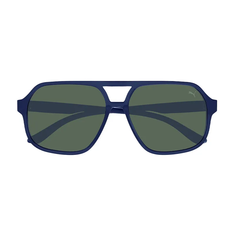 PUMA PU0368S Blue/Blue/Green Sunglasses