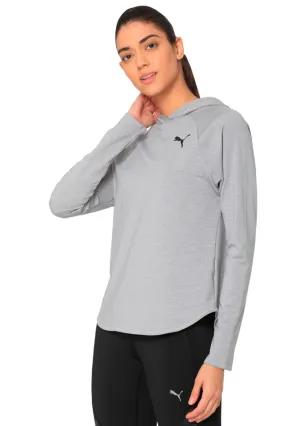 Puma Womens Dry-Cell Active Hoody Light Grey <br> 851775 04