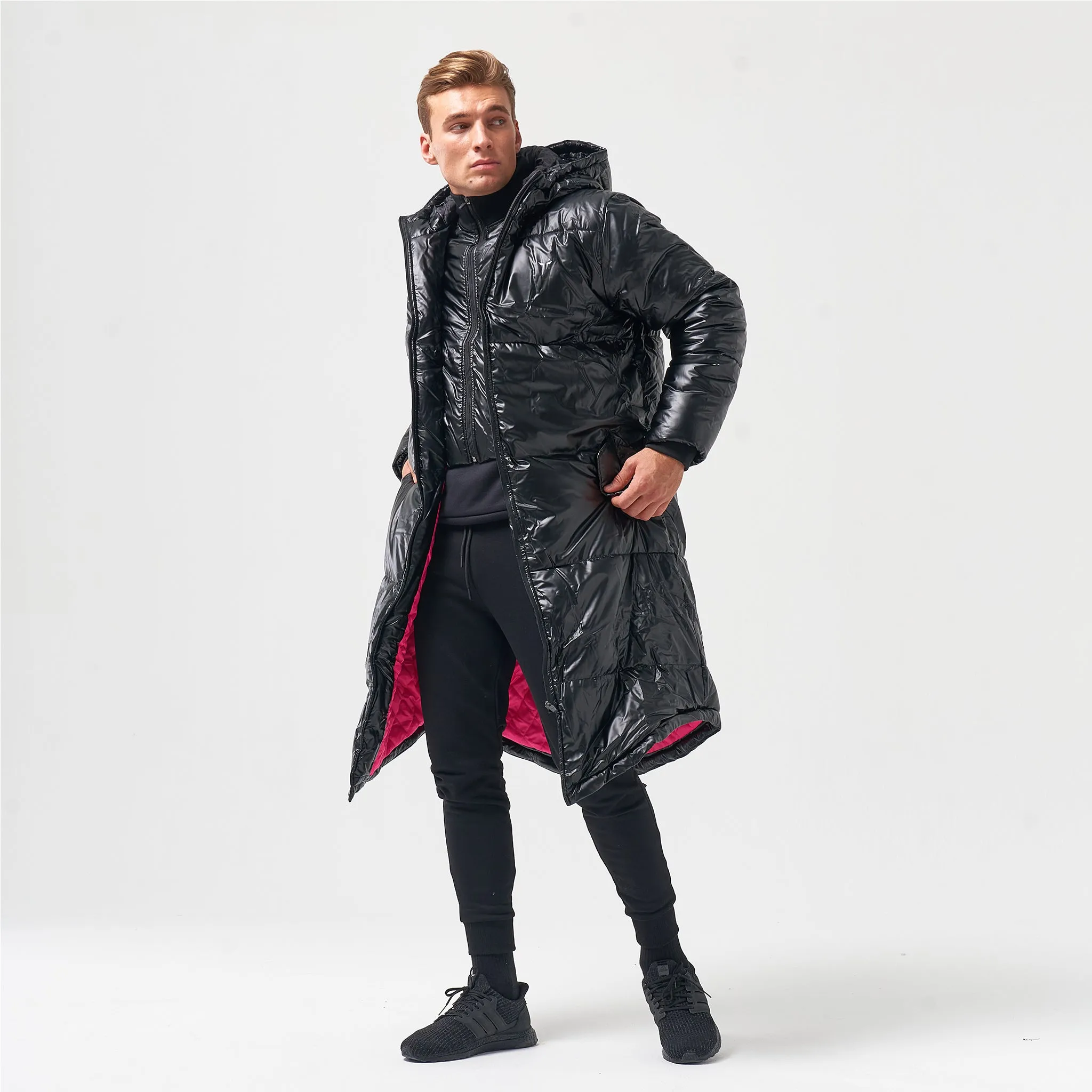 Rebel Puffer Coat - Black