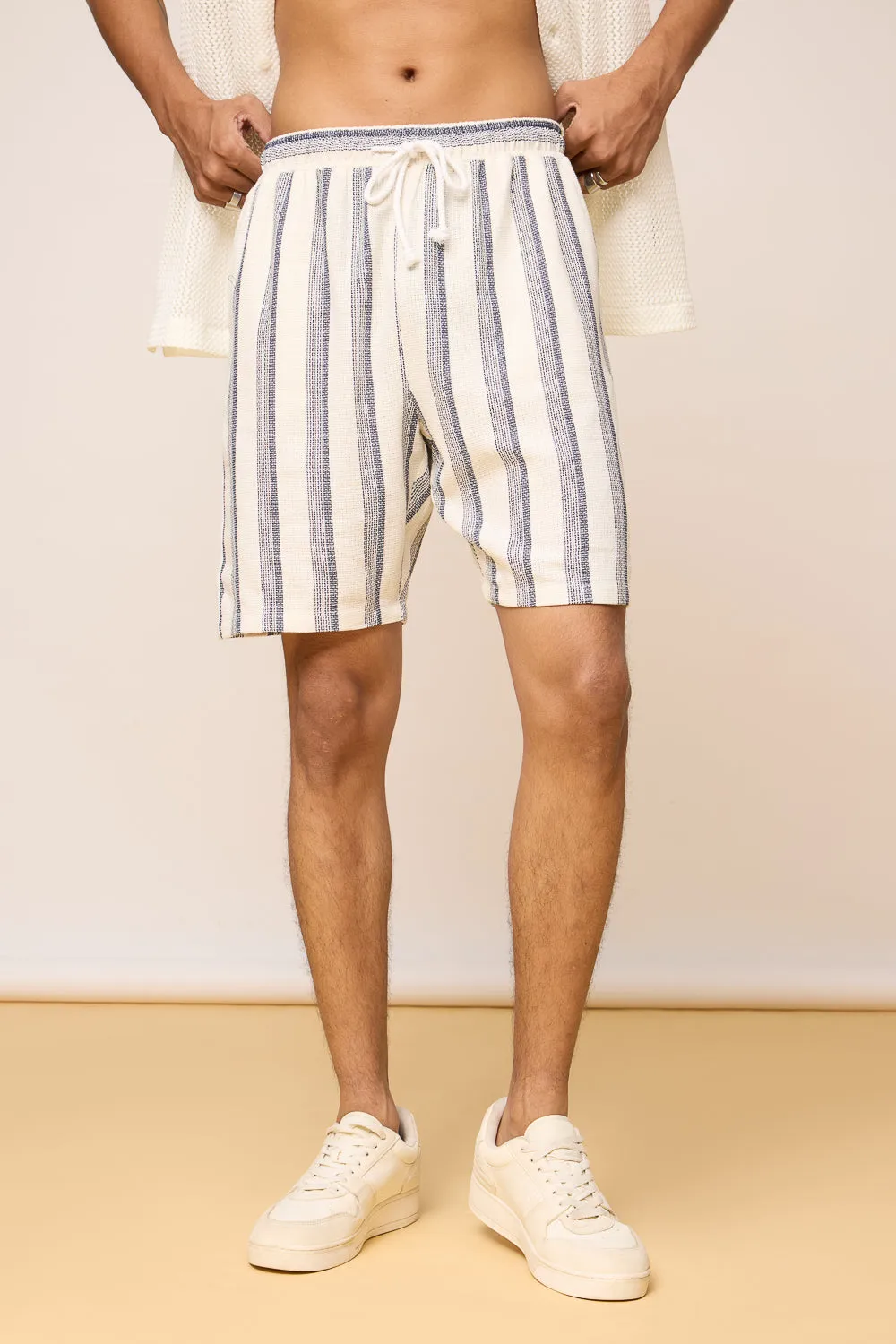 Riviera Striped Men's Bermuda Shorts