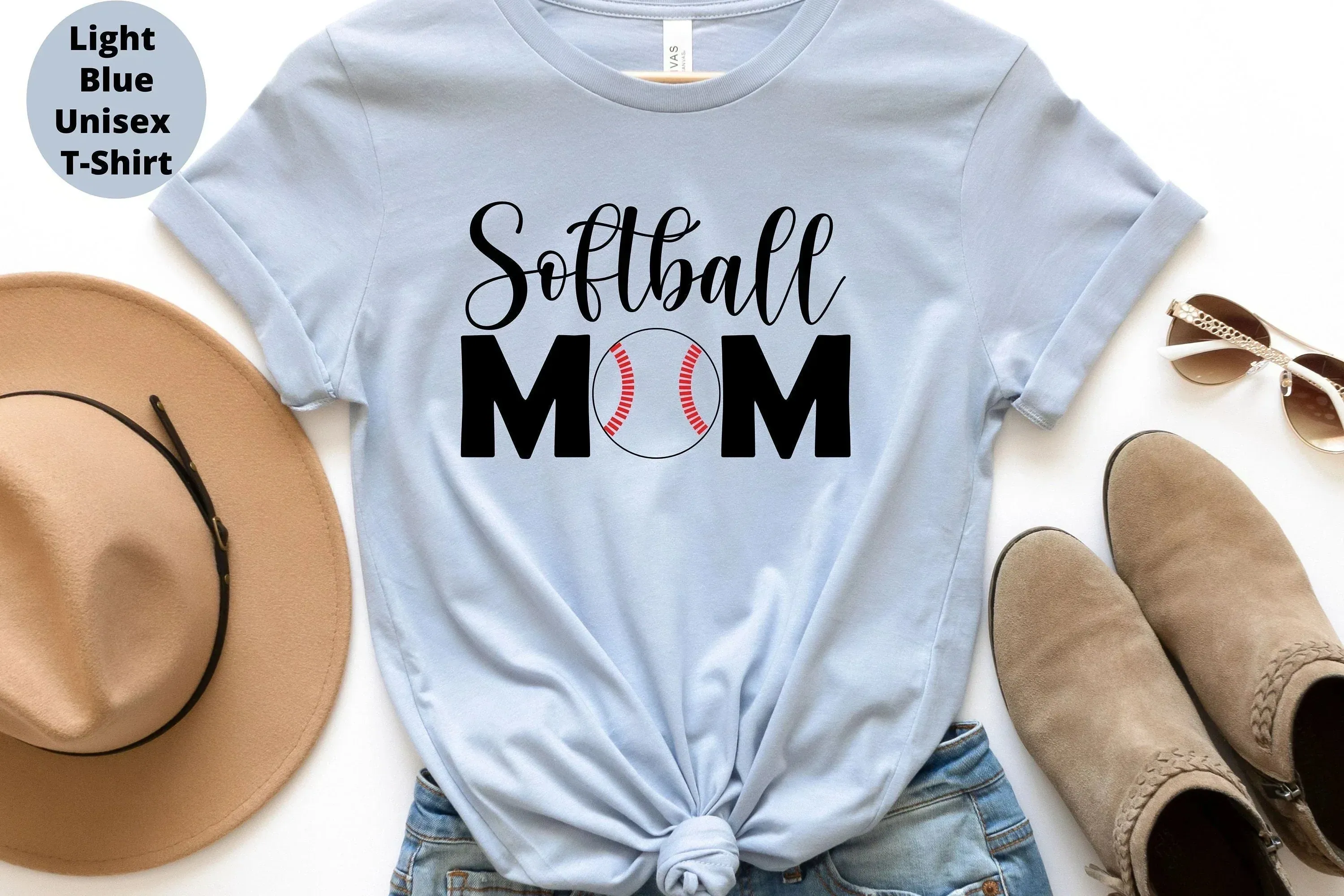 Softball Mom Shirt, Soft Ball Mama Sweatshirt, Mother's Day Shirt, Wife Shirt, Sports Mommy, Baseball Lover, Boy Mom, Mother T-shirt