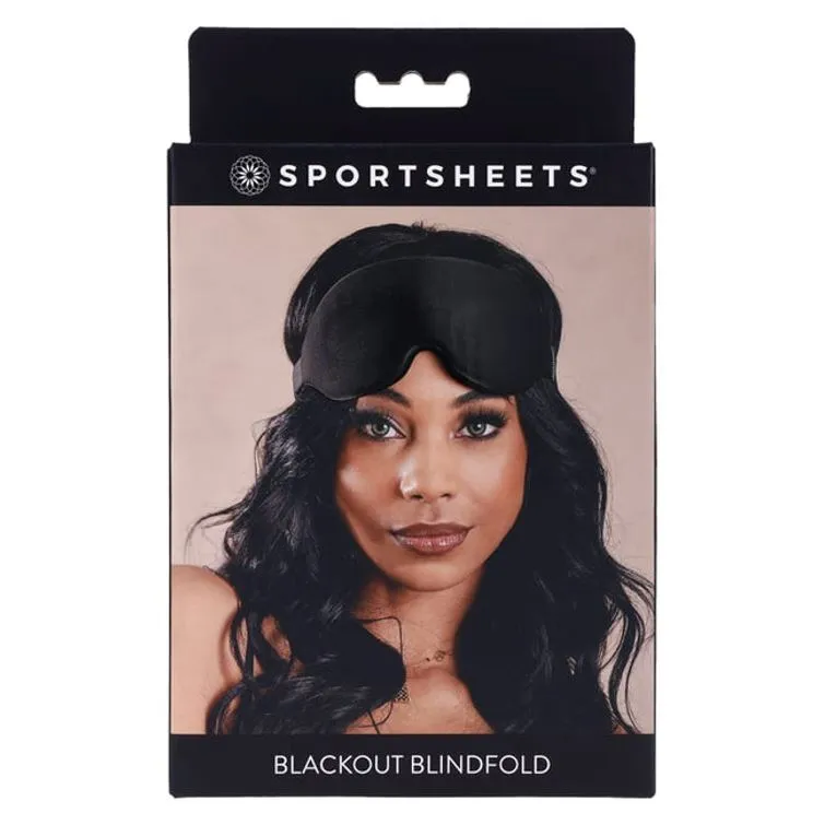 Sportsheets Blackout Blindfold Black