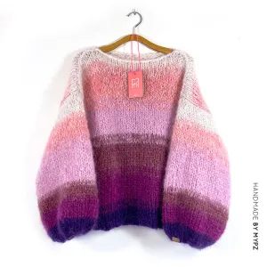 Striped mohair pullover Jolie