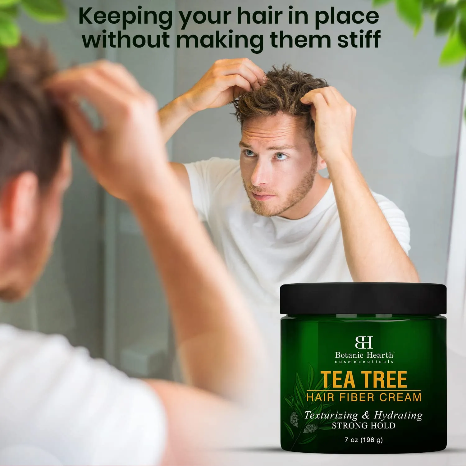 Tea Tree Hair Fiber Cream with Lavender Oil | 7 oz