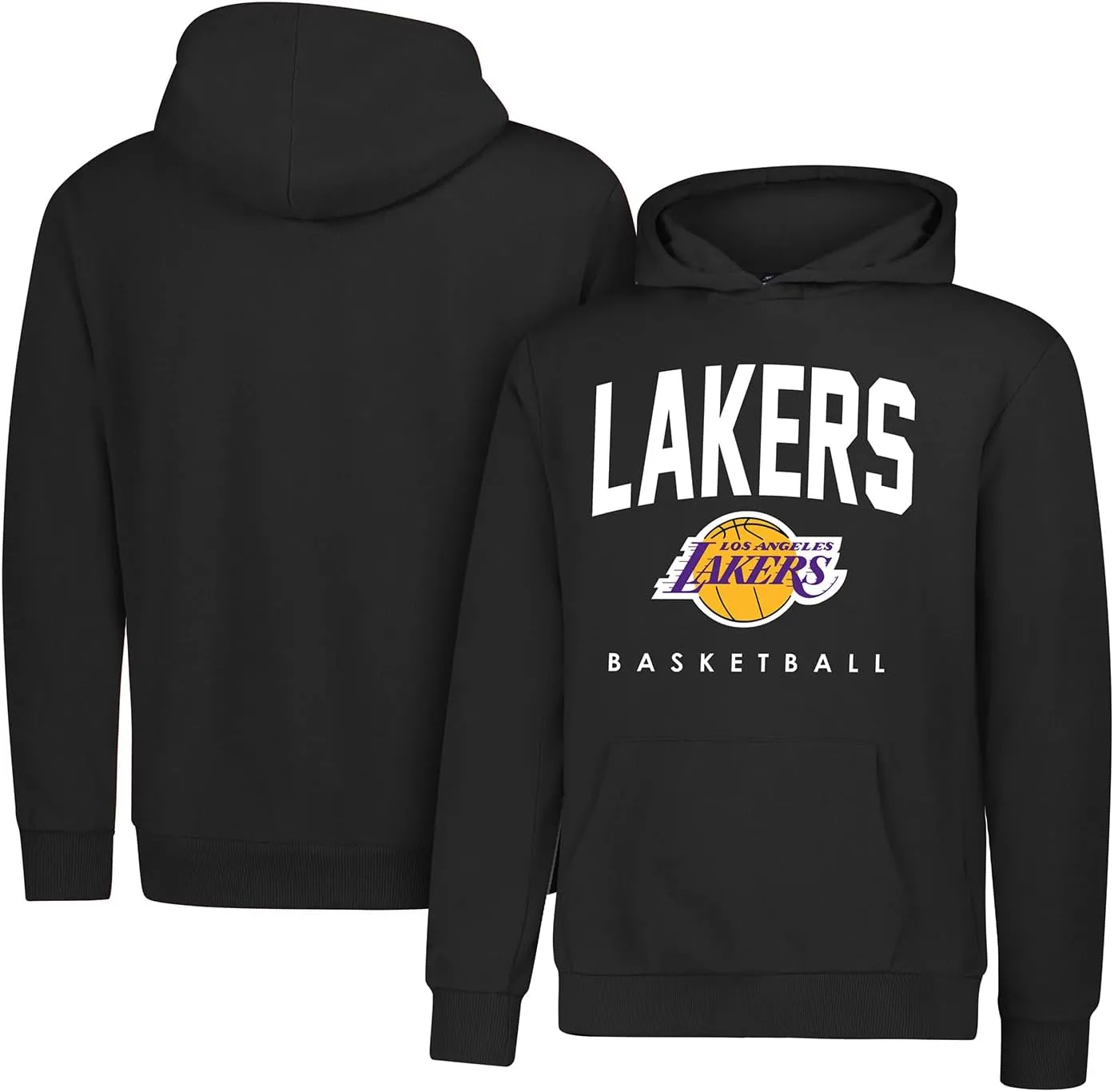 Ultra Game NBA Official Youth Super Soft Teamster Hoodie Sweatshirt, Los Angeles Lakers, Team Color|Los Angeles Lakers