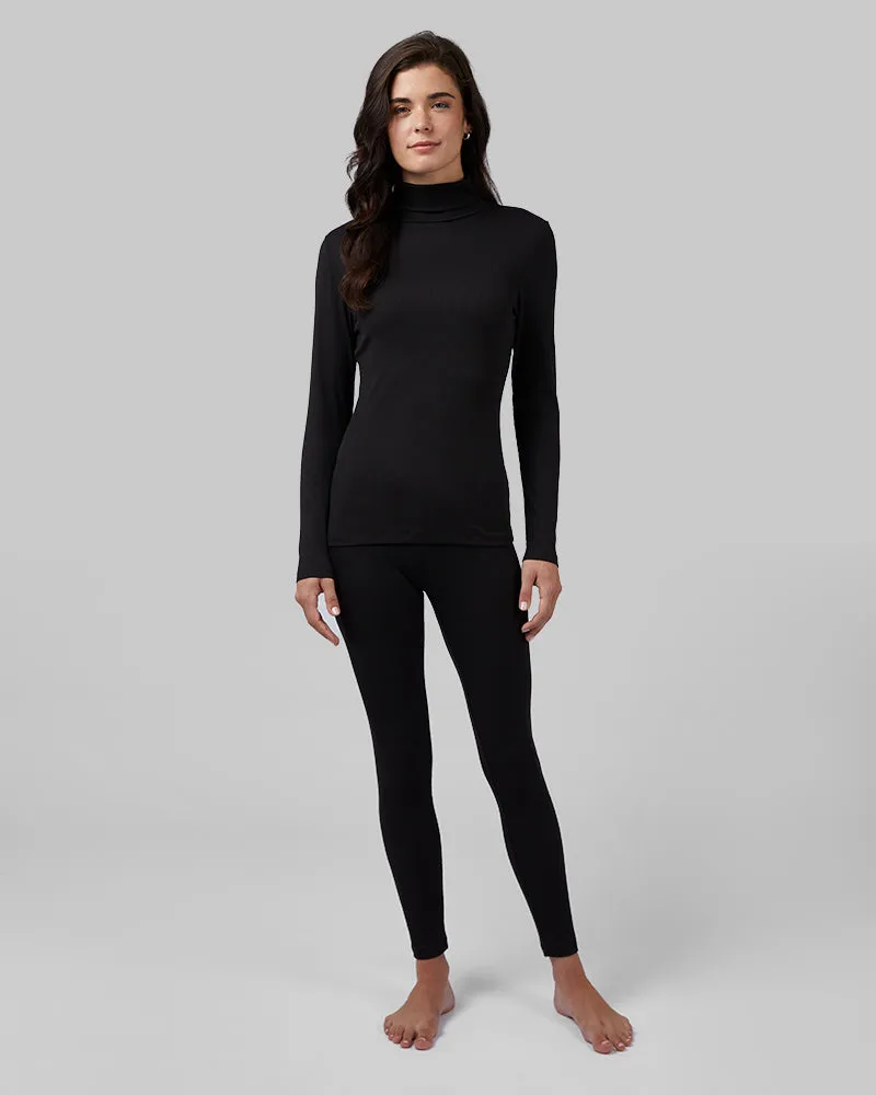 WOMEN'S SOFT RIB TURTLENECK