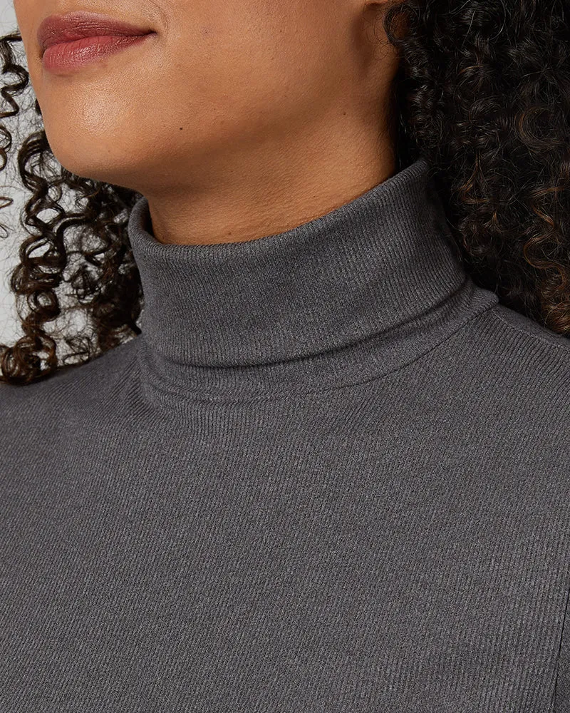 WOMEN'S SOFT RIB TURTLENECK